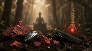 Root Chakra Imbalance Symptoms with Grounding Crystals to Stabilize Root Energy Spiritual Healing Guide | daomind.ai