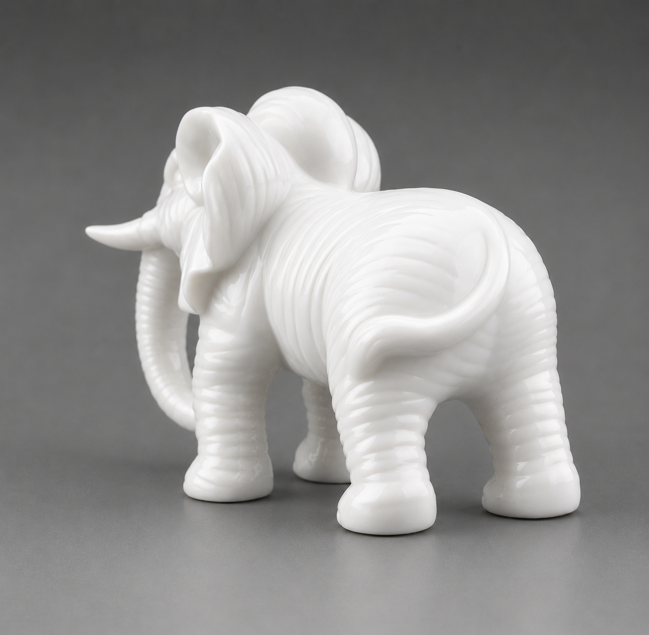 White Elephant Statue Handcrafted white elephant Feng Shui statue symbolizing prosperity, good fortune, abundance, and elegant home décor