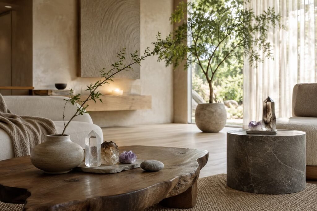 Balanced home design inspired by Feng Shui principles and natural elements