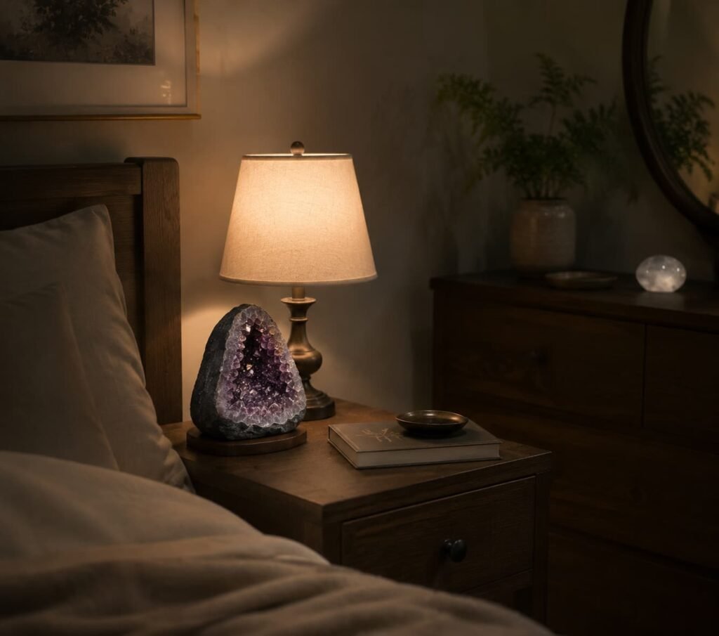 Safe crystal placement rules for bedroom to improve sleep quality and relieve daily anxiety naturally