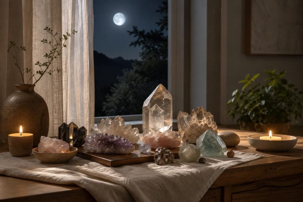 How To Cleanse Your Crystals with a natural crystal cleansing ritual