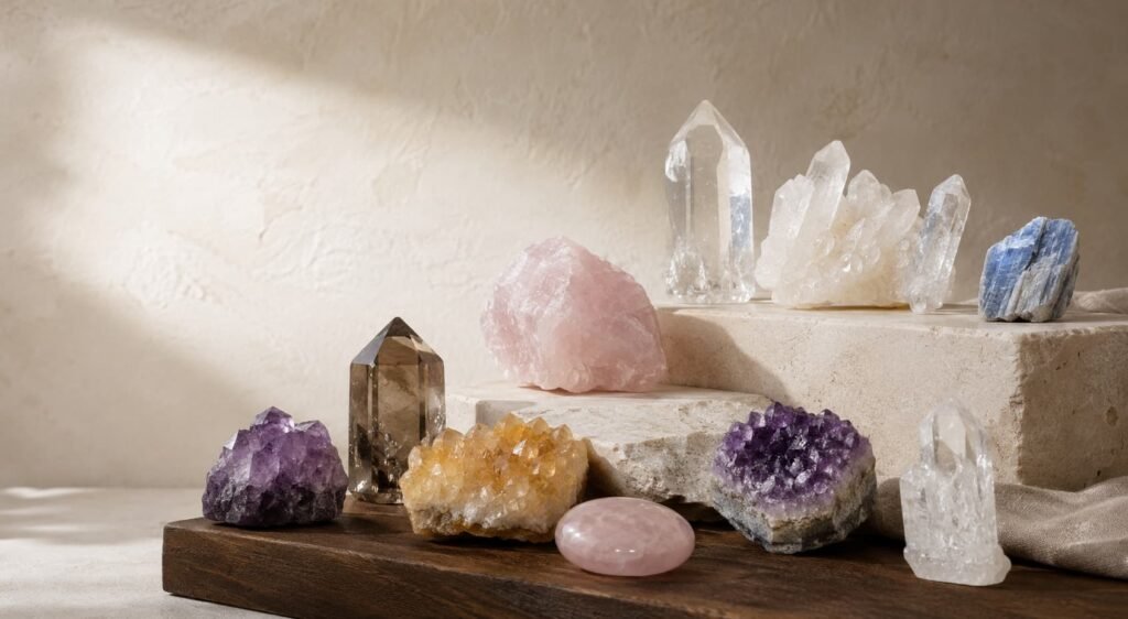 Natural crystal collection from DaoMind inspired by balance and harmony