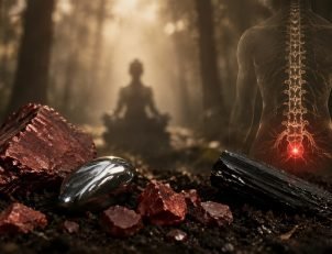 Root Chakra Imbalance Symptoms with Grounding Crystals to Stabilize Root Energy Spiritual Healing Guide | daomind.ai